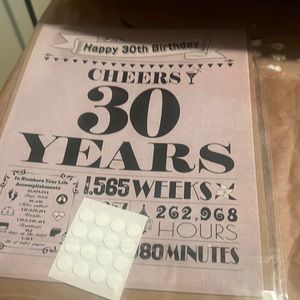 party decor for someone turning 30